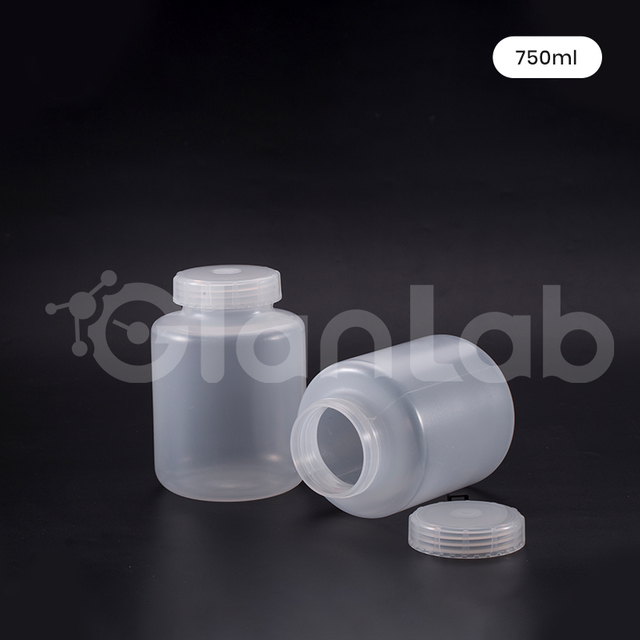 Bouteille à centrifugeuse à fond plat de 750 ml